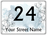 782 Custom Personalised Number & Address Metal Aluminium Sign Door Plaque House Office