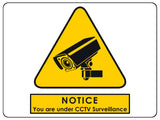 707 CCTV Surveillance Safety Metal Aluminium Plaque Sign Wall House Office Pub