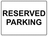 659 RESERVED PARKING Metal Aluminium Door Wall Sign Plaque For House Office Car