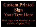 570 Custom Personalised Your Text Metal Aluminium Sign Door House Office Plaque
