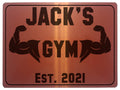626 Custom Personalised Gym Name Metal Aluminium Sign Plaque Fitness Door Wall