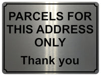 1351 PARCELS FOR THIS ADDRESS ONLY Metal Aluminium Plaque Sign Door House Gate