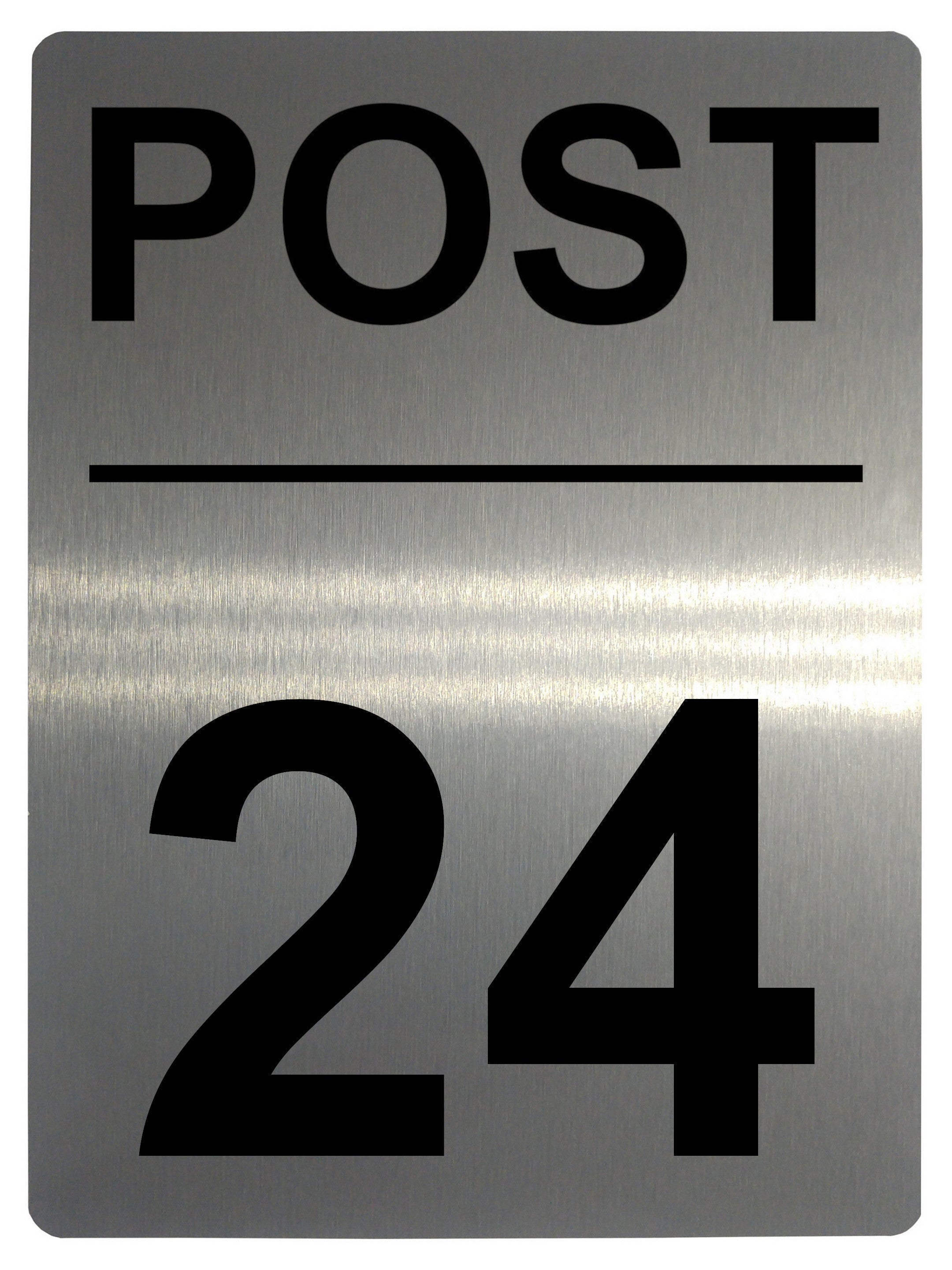 581 Custom Personalised POST Metal Aluminium Plaque Sign Door House Gate Letters Parcels