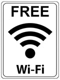 1535 FREE Wi-Fi Metal Aluminium Plaque Sign For Office Pub Bar Restaurant Hotel