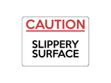 1726 CAUTION SLIPPERY SURFACE Safety Metal Aluminium Plaque Sign