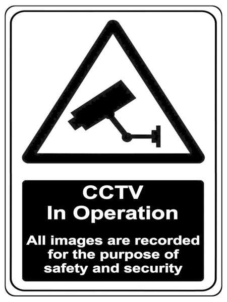 730 CCTV in Operation Safety Metal Aluminium Plaque Sign For Wall Door House Office Pub