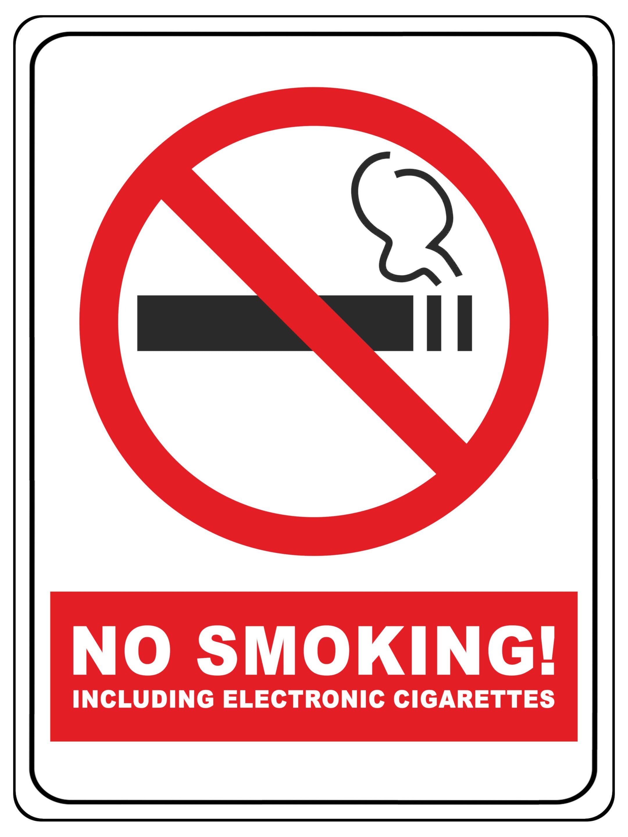 1287 NO SMOKING! Metal Aluminium Plaque Sign For Door Wall House Office Pub Bar