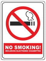 1287 NO SMOKING! Metal Aluminium Plaque Sign For Door Wall House Office Pub Bar