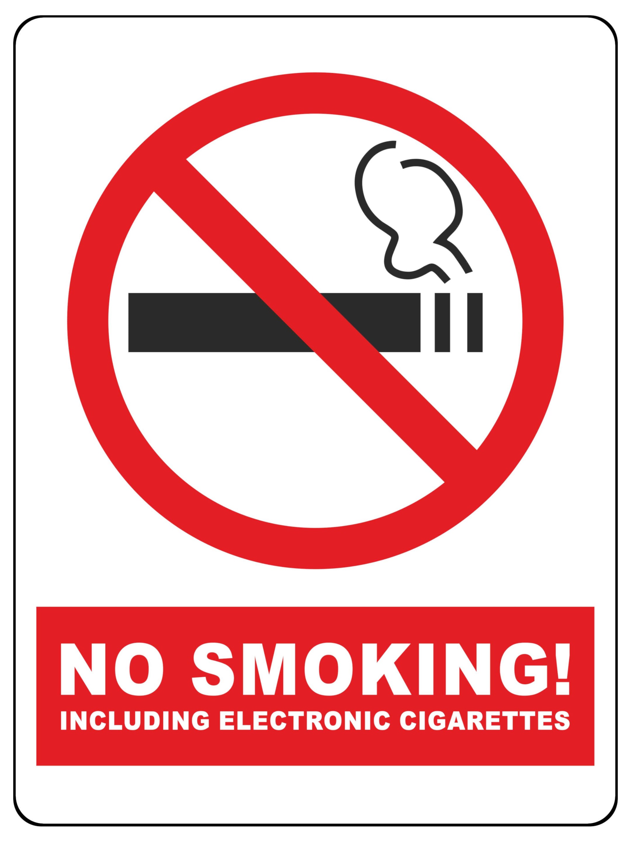 1286 NO SMOKING! Metal Aluminium Plaque Sign For Door Wall House Office Pub Bar