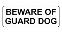 1322 BEWARE OF GUARD DOG Metal Aluminium Plaque Sign Gate Door House Garden